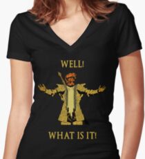The Legend never dies! Women's Fitted V-Neck T-Shirt