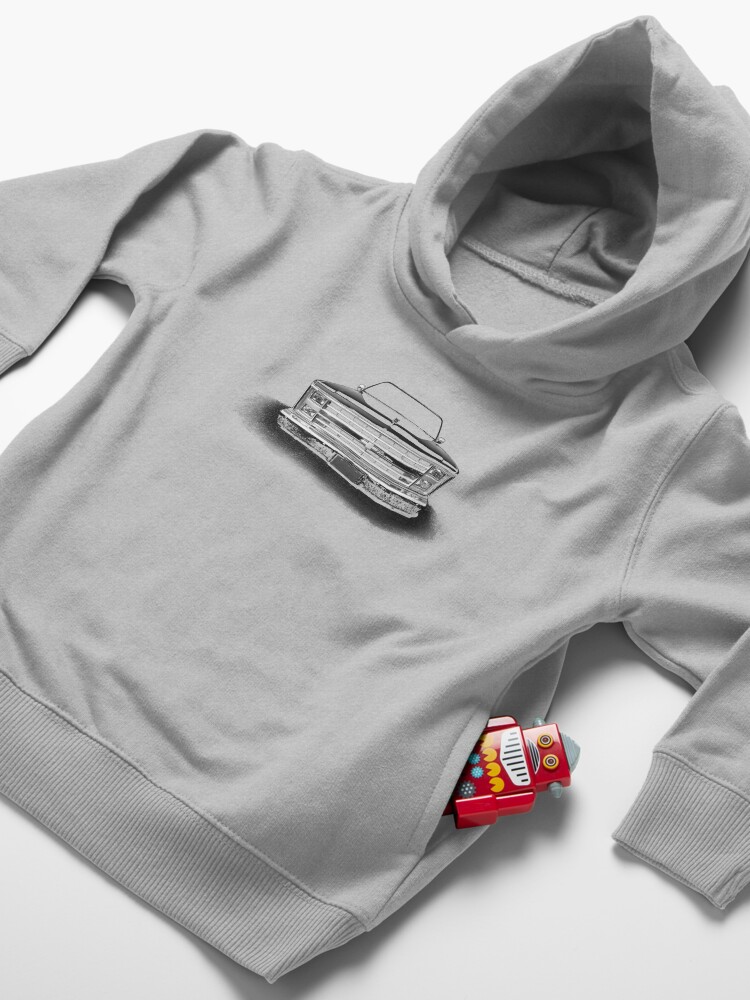 Alternate view of Chevy Silverado Square body pickup 1 - black Toddler Pullover Hoodie