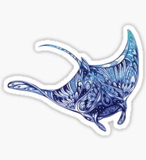 Manta Ray Sticker