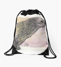 River Otter Drawstring Bag