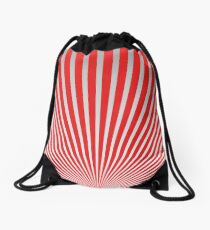 Red Japanisches Minimal Design Rucksackbeutel