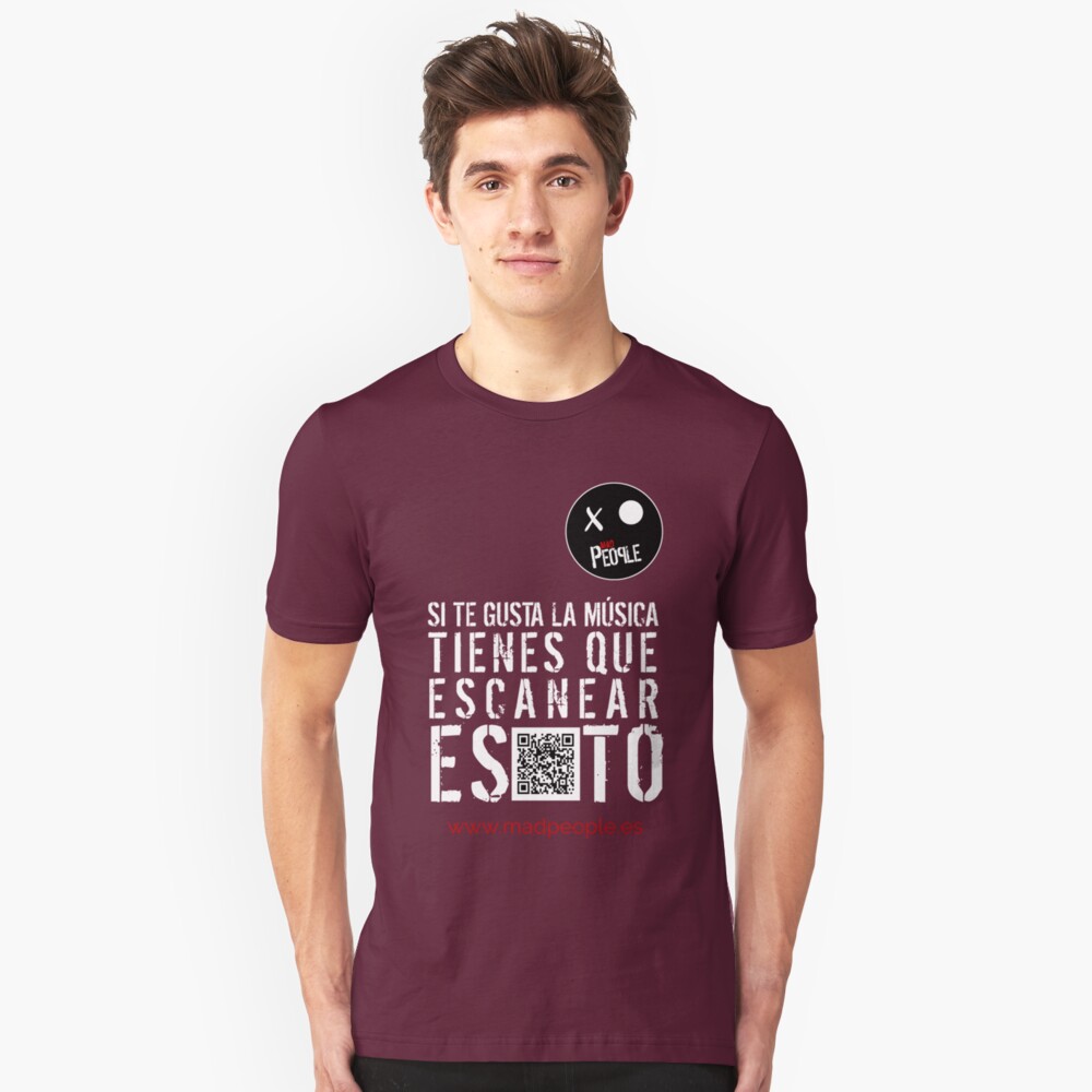 Mad People - Si te gusta la música Camiseta ajustada