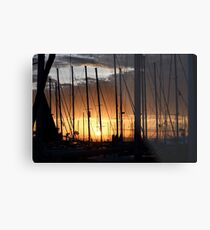 Kalamaki sunset Metal Print