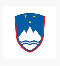 Coat of arms of Slovenia Photographic Print