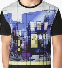 abstract urban city architecture buildings Graphic T-Shirt