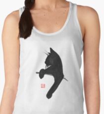 cat is waiting Women's Tank Top