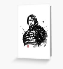 the last samurai Greeting Card