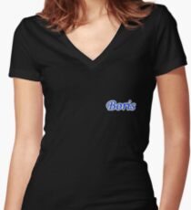 Boris Women's Fitted V-Neck T-Shirt
