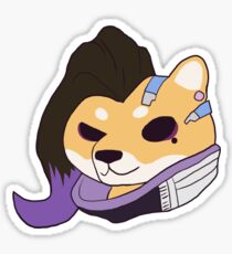 Shiba Sombra Sticker