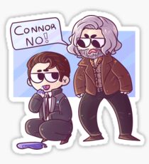 Hank and Connor Sticker