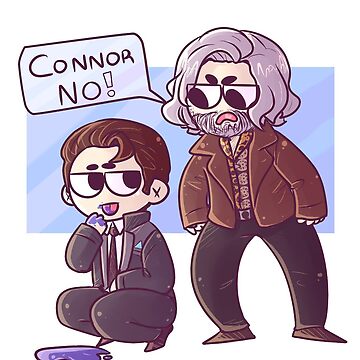 Connor and Sumo Sticker for Sale by julientel