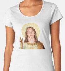 Touchdown Jesus Premium Rundhals-Shirt