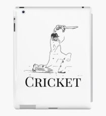 Cricket Batsman Cricketer Design Logo Style iPad Case/Skin