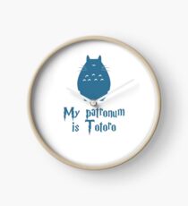 My Patronum is Totoro Clock
