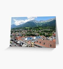 View over Innsbruck, Austria Greeting Card