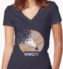 Star Blazers WMG!!! Women's Fitted V-Neck T-Shirt
