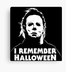 I Remember Halloween - Michael Myers Canvas Print