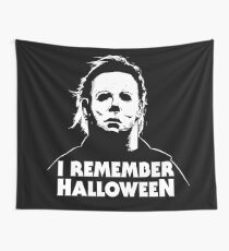 I Remember Halloween - Michael Myers Wall Tapestry