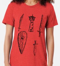 Medieval Doodles Tri-blend T-Shirt