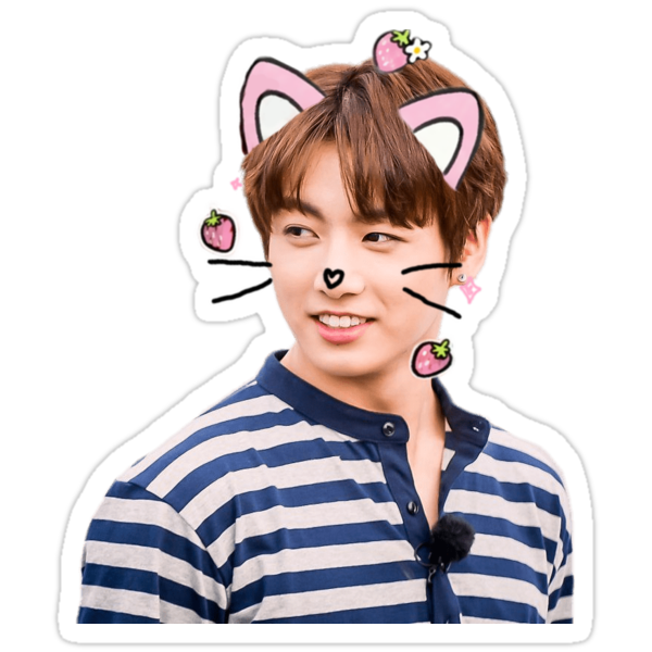 jungkook bts sticker stickers by hopedaisies redbubble