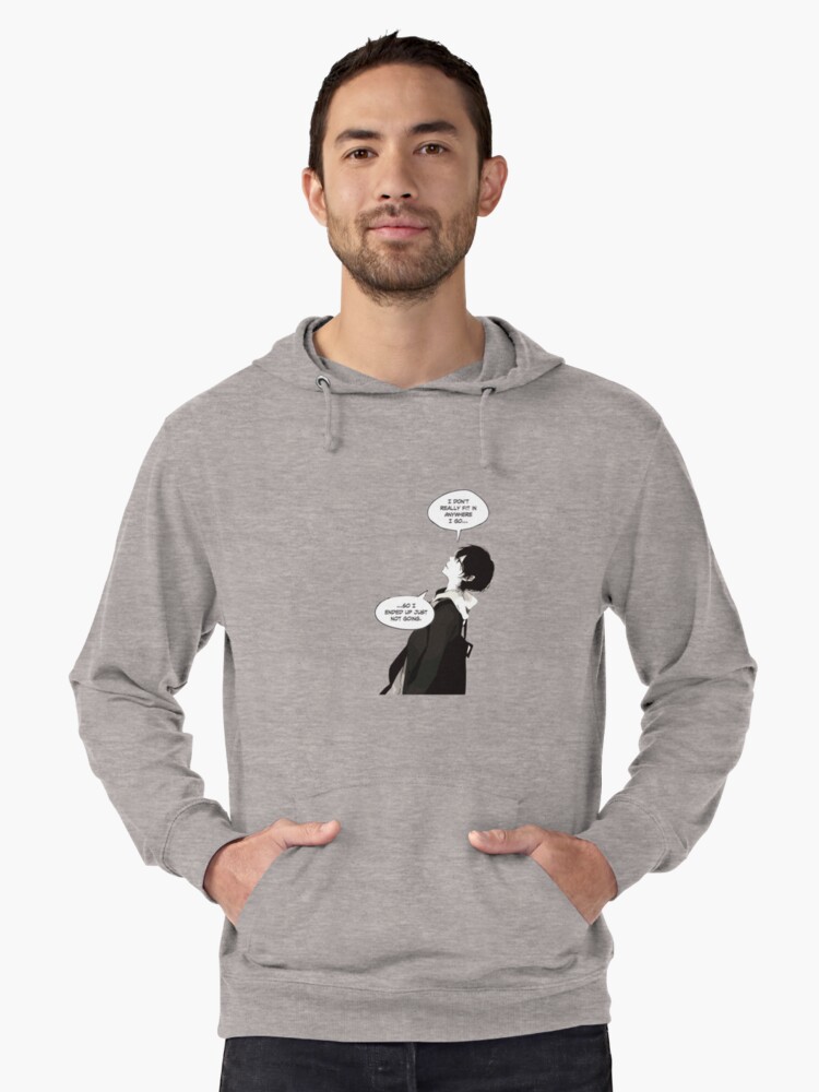 "sad anime boy" Lightweight Hoodie by bpho21 | Redbubble