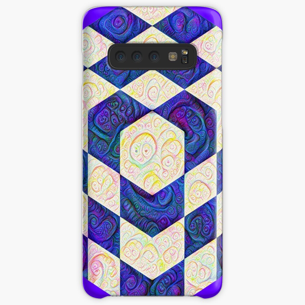 #DeepDream Color Squares Visual Areas 5x5K v1448964615 Case & Skin for Samsung Galaxy