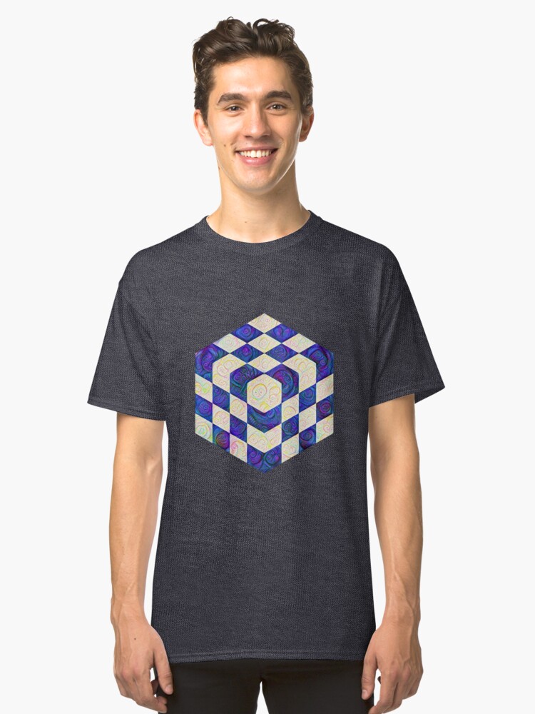 Alternate view of #DeepDream Color Squares Visual Areas 5x5K v1448964615 Classic T-Shirt