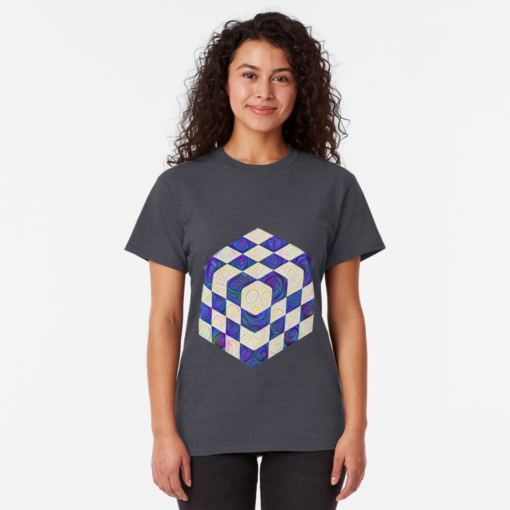 #DeepDream Color Squares Visual Areas 5x5K v1448964615 Classic T-Shirt