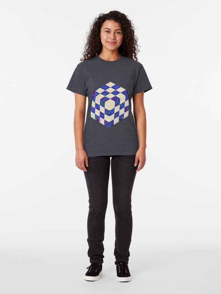 Alternate view of #DeepDream Color Squares Visual Areas 5x5K v1448964615 Classic T-Shirt