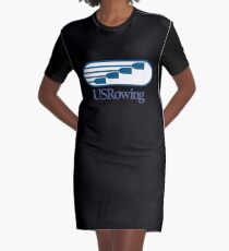 US Rowing Graphic T-Shirt Dress