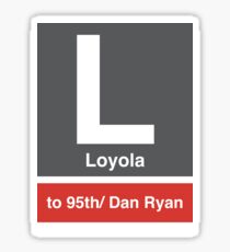 Loyola CTA Stop Sticker