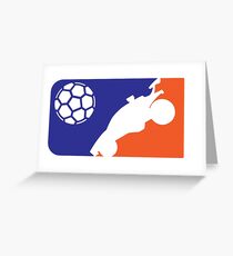 Major Car Soccer League Greeting Card