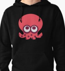 octoling octopus (pink) Pullover Hoodie