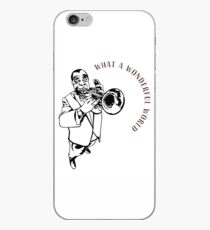 Louis Armstrong, der Trompeten-Skizzen-Entwurf, ursprüngliche lustige Geschenk-Idee spielt iPhone-Hülle & Cover