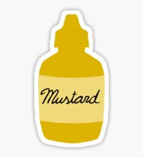 Mustard Bottle Sticker