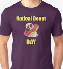 National Donut Day Slim Fit T-Shirt