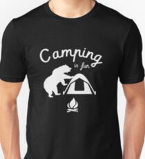 Funny Bear Graphic - Nature Adventurer Merch for Camping, Hiking Lovers Unisex T-Shirt