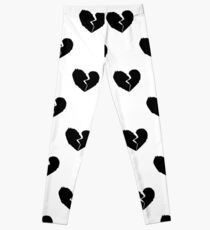 XXXTENTACION Broken Heart Pattern Leggings