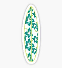 Tropical Surf Board Sticker