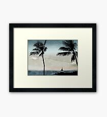 Tropical Evening Framed Print