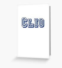Clio Greeting Card