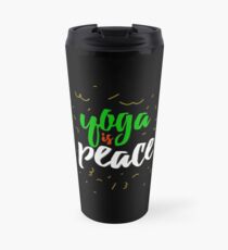 Yoga es paz Travel Mug