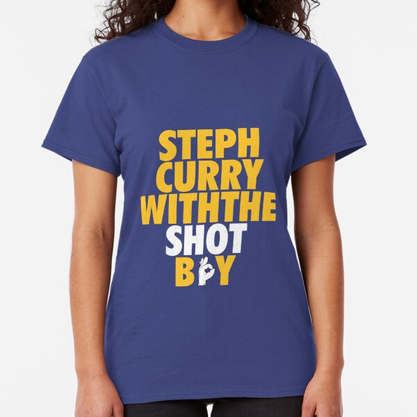 steph curry with the shot shirt