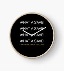 What A Save Chat Disabled Funny Gift For Rocket Gamers Clock