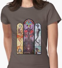 Camiseta entallada para mujer Vitral de Yharnam