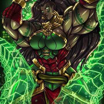 Illaoi  League of legends characters, League of legends,  art