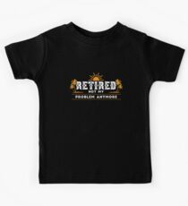 Ruhestand zurückgezogen nicht mein Problem mehr Kinder T-Shirt