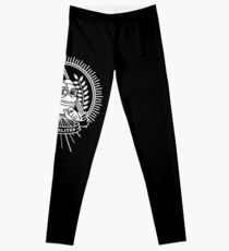 QAnon Rare Pepe the frog Super Elites of Kekistan with Pyramid parody on black background from Trump MAGA Speech HD HIGH QUALITY ONLINE STORE Leggings