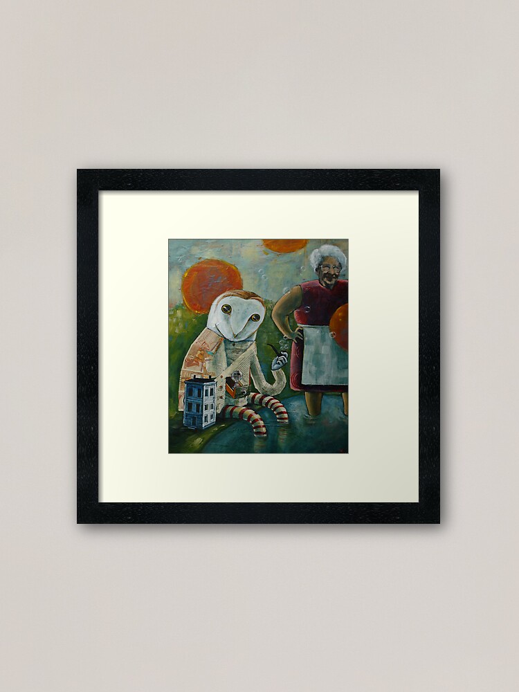 Alternate view of Wading Framed Art Print