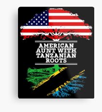 American Aunt With Tanzanian Roots - Gift For Tanzanian Aunties Metal Print
